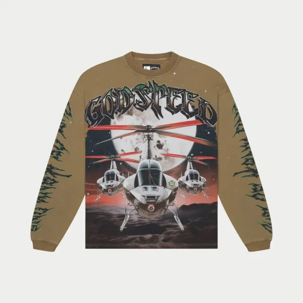 Godspeed Air Strike LS T-shirt (Olive)