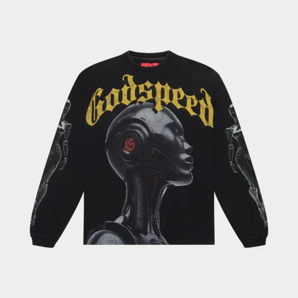 Godspeed Alexa LS T-Shirt (Black wash)