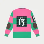 Godspeed Clothing Classic Field Rugby Shirt (Pink Green)