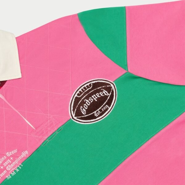 Godspeed Clothing Classic Field Rugby Shirt Pink