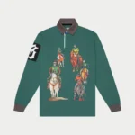 Godspeed Clothing Five Horsemen Rugby Shirt (Green)