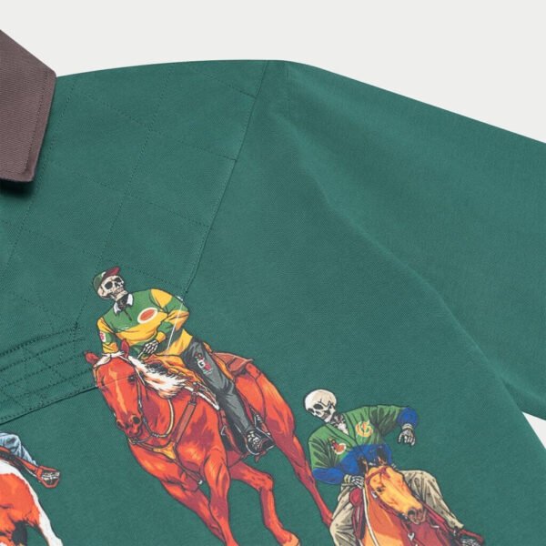Godspeed Clothing Five Horsemen Rugby Shirt (Green)
