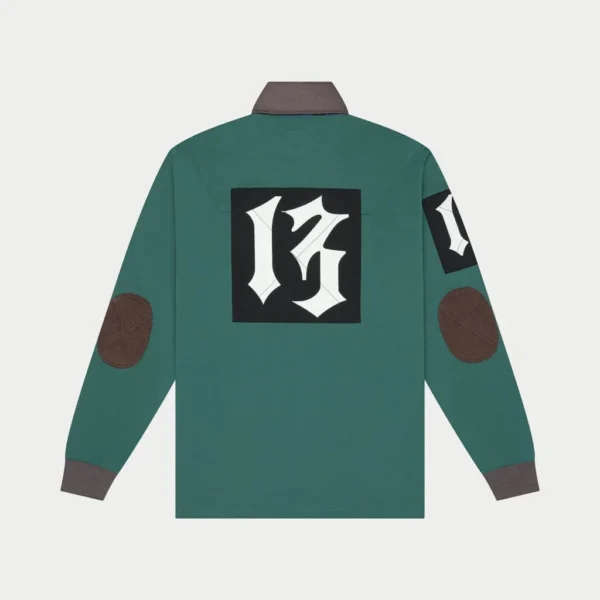 Godspeed Clothing Five Horsemen Rugby Shirt (Green)