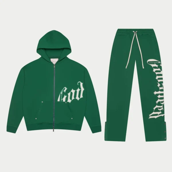 Godspeed OG Logo V2 Sweatsuit (Green/White)